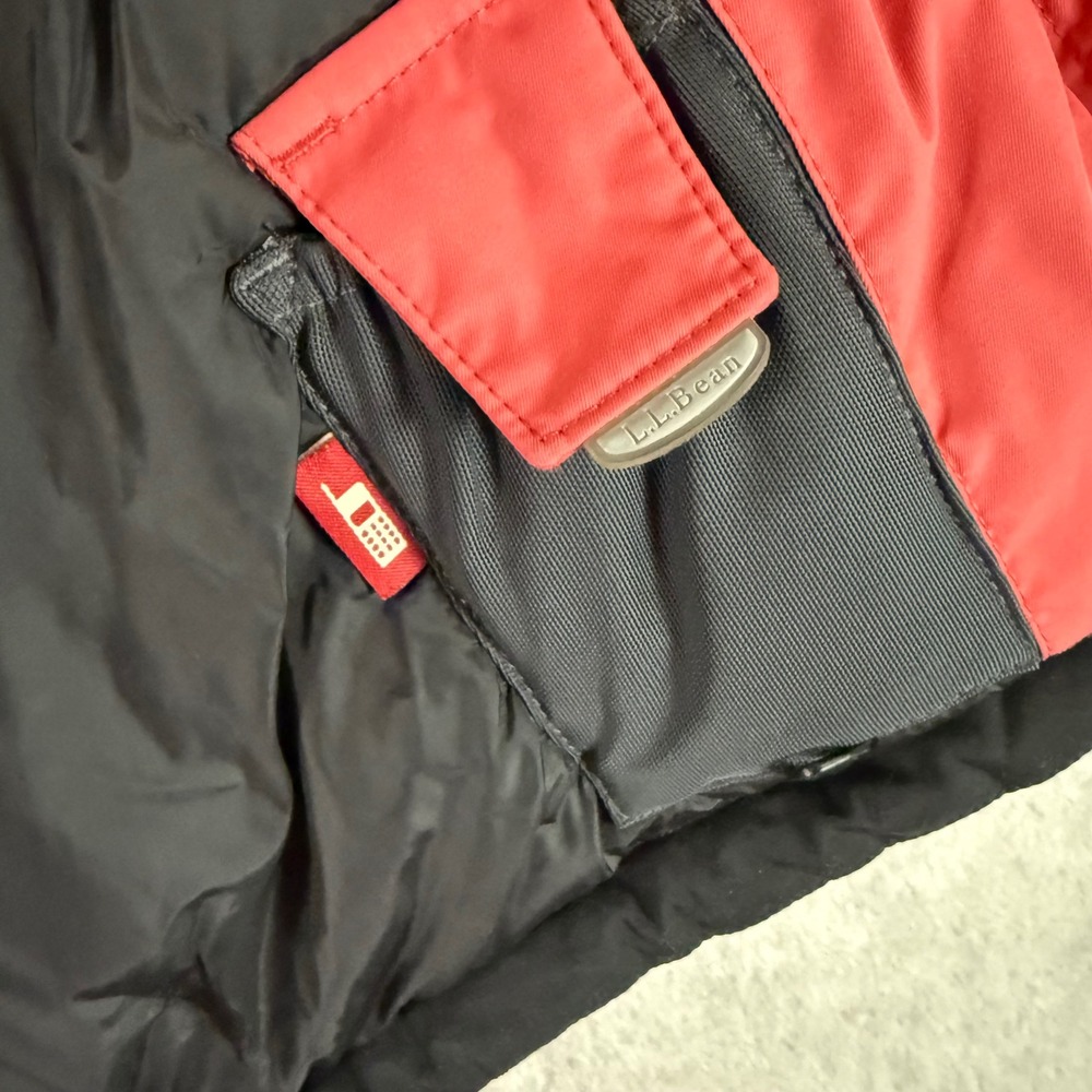 LL Bean Womens Small Pink Black Colorblock Insulated Winter Jacket 0 PH15 - Picture 10 of 13